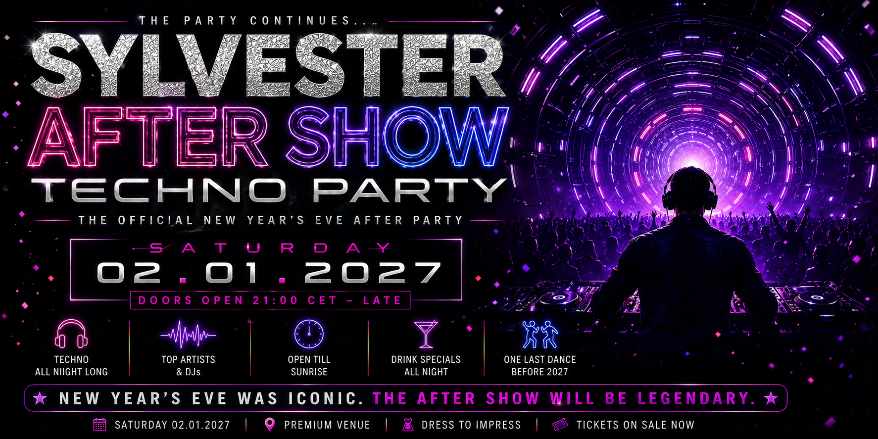 New Years Eve - After Show Techno Party